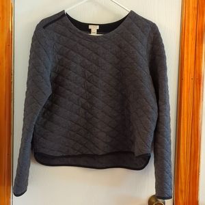 J.Crew Quilted Sweatshirt